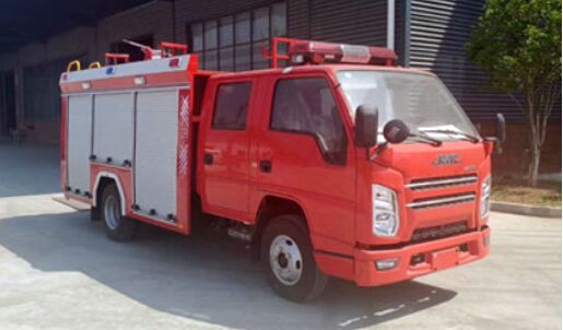 国六江铃2吨水罐消防车