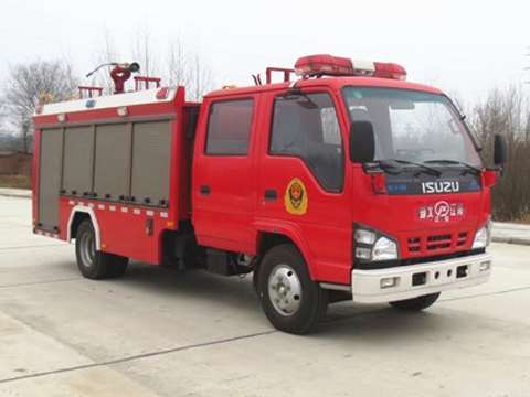 国六五十铃2吨水罐消防车