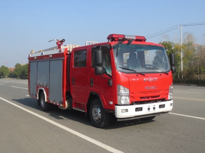 国六五十铃3.5吨水罐消防车