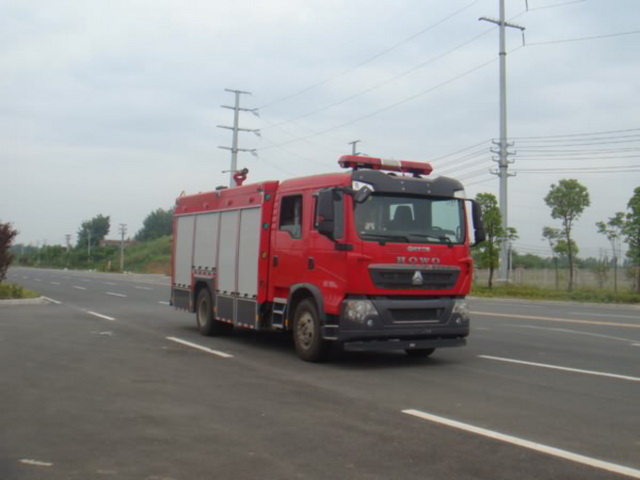 江特牌JDF5163GXFSG50型水罐消防车